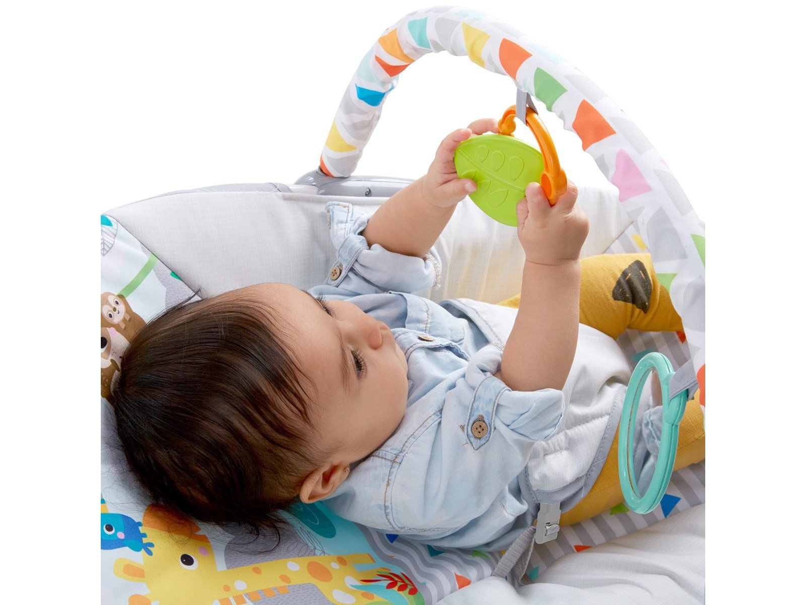 Bright Starts Safari Fun™ - Vibrating Bouncer Bright Starts Safari Fun™ - Vibrating Bouncer